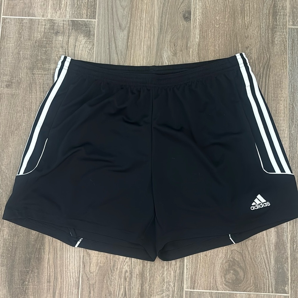 Adidas black shorts climalite XL NWT